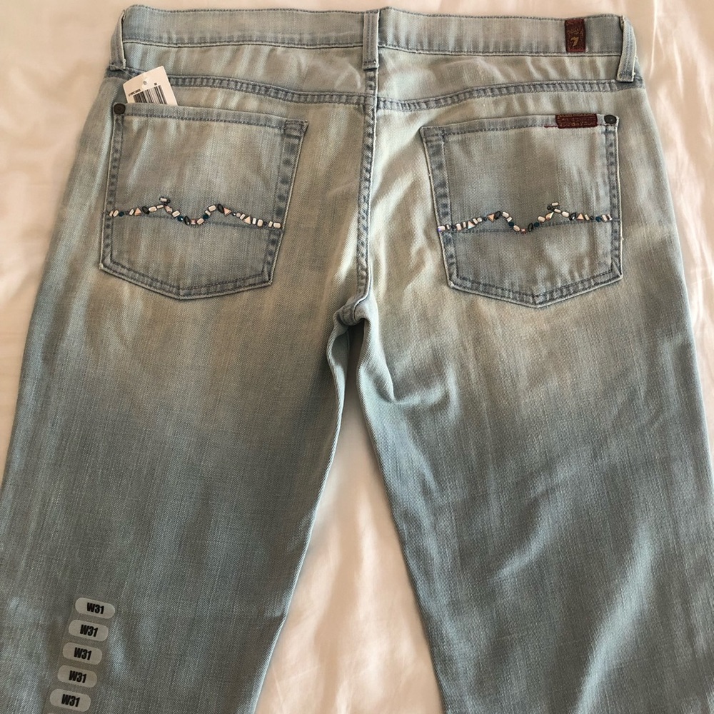 7 For All Mankind Straight Leg Size 31✨ - Picture 3 of 7